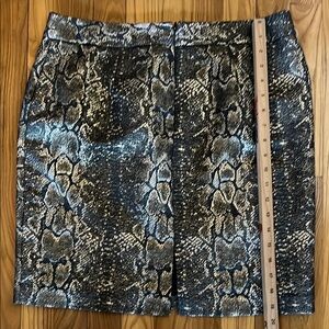 Stylish Snake Print Skirt